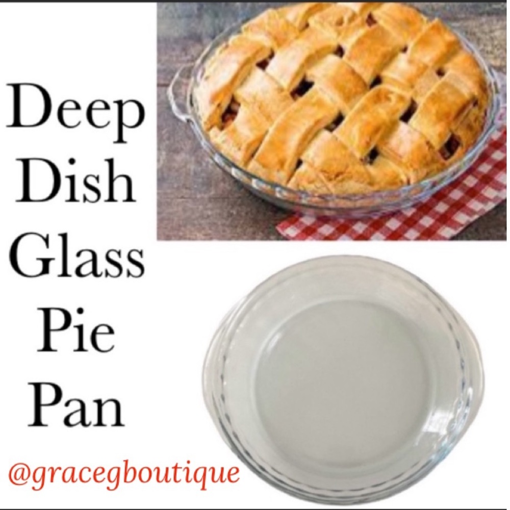 Glass Pie Pan Deep Dish Pie Pan Quality Glass Baking Dish Bakeware Pie Pan